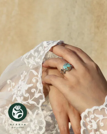 انگشتر گلسا (فیروزه) — عطاره گالری
