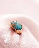 انگشتر شاهین(فیروزه) — نمای ۳ — عطاره گالری