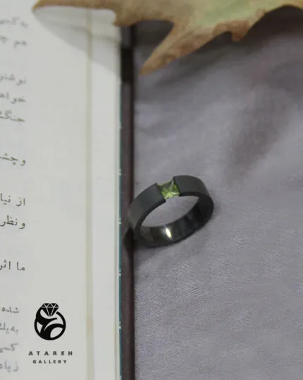 انگشتر دیبا(زبرجد) — نمای ۲ — عطاره گالری