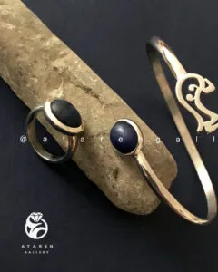 طرحِ نسیم — نقره‌ی ۹۲۵ دست‌ساز عطاره گالری