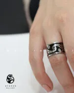 انگشتر میناکاری — نمای ۴ — عطاره گالری