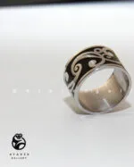 انگشتر میناکاری — نمای ۲ — عطاره گالری