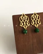 گوشواره اسلیمی — نمای ۲ — عطاره گالری