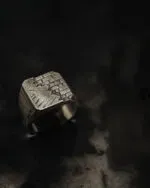 انگشتر نقره ۹۲۵ با طرح دیوار
