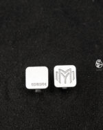 دکمه سردست نقره ۹۲۵ با حکاکی سفارشی