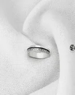 حلقه نقره قلمزنی